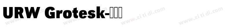 URW Grotesk字体转换